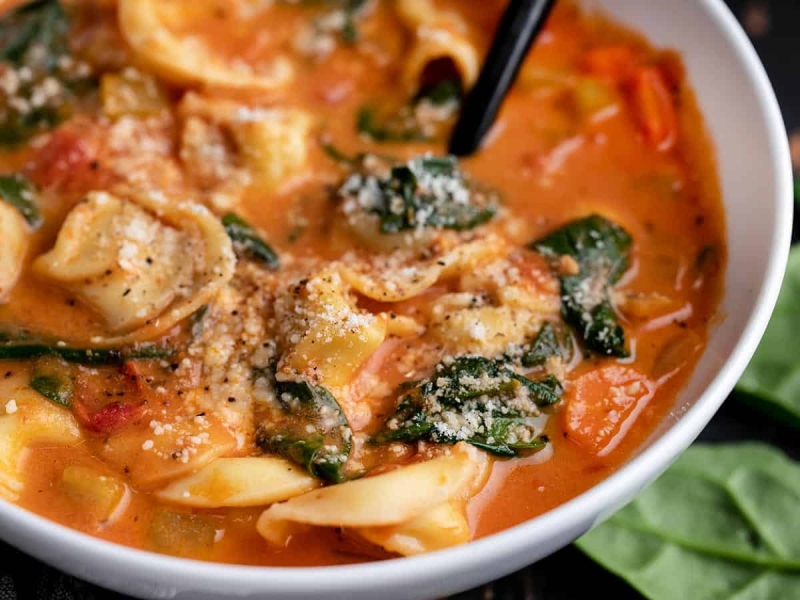 Creamy Tortellini Soup