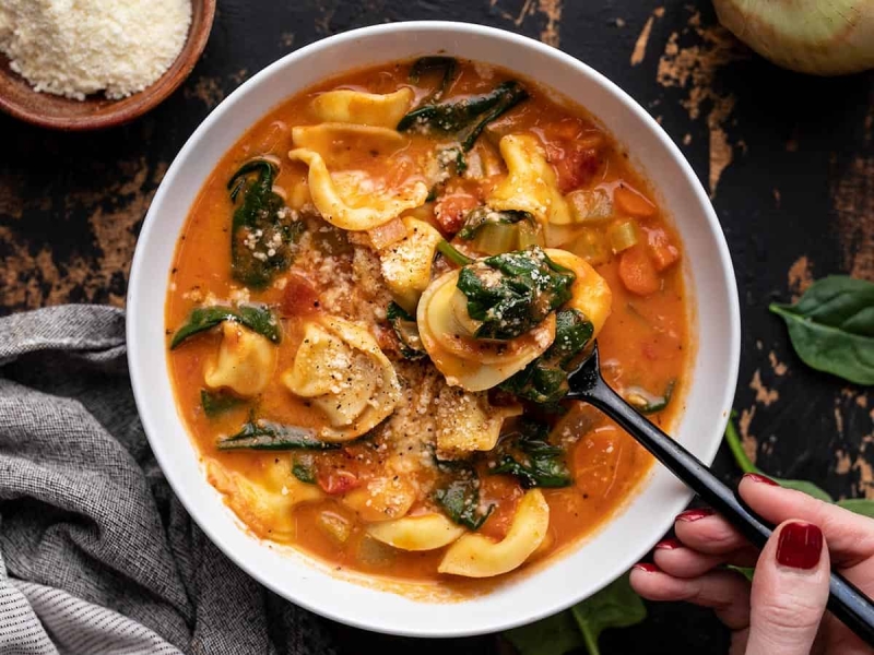 Creamy Tortellini Soup