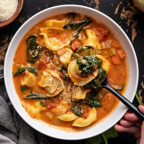 Creamy Tortellini Soup