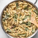 One Pot Creamy Pesto Chicken Pasta