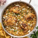 One Pot Lemon Pepper Chicken with Orzo