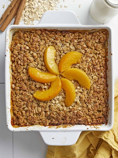 Peach Baked Oatmeal