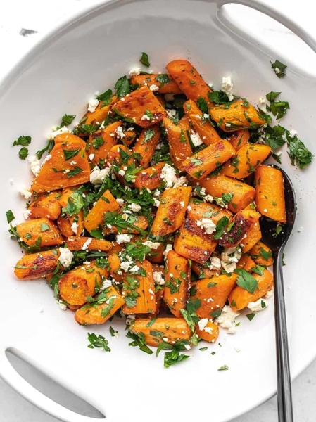 Roasted Carrot and Feta Salad