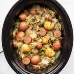 Slow Cooker Cabbage and Sausage