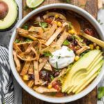 Slow Cooker Chicken Tortilla Soup