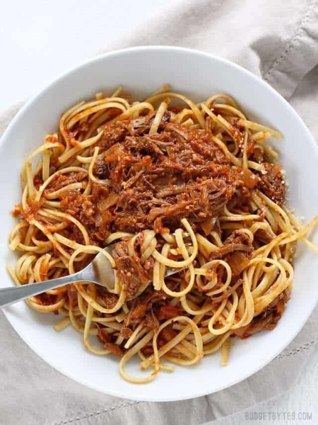 Sunday Slow Cooker Beef Ragù
