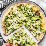 “Quick Fix” Broccoli Pesto Pizza