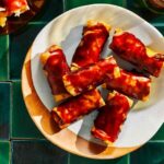 Turon (Banana Lumpia) With Caramel