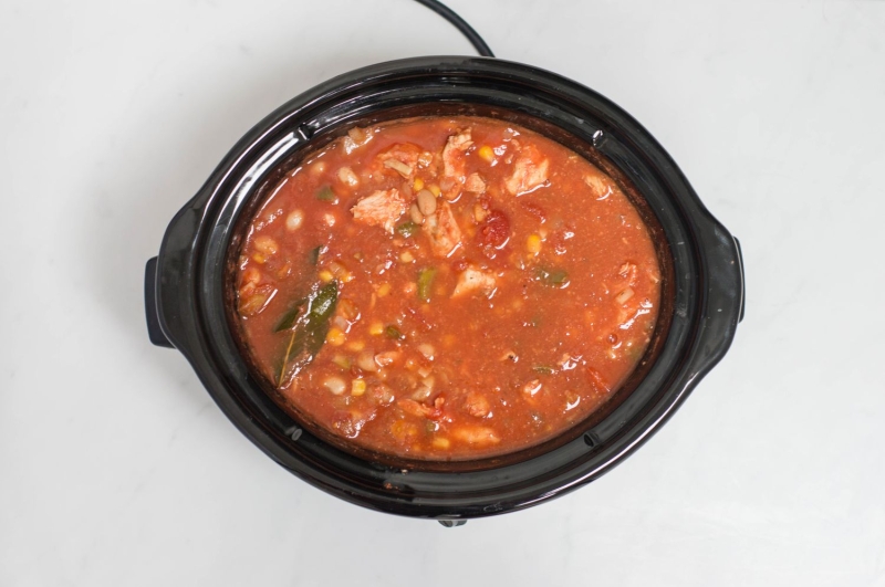 Easy Slow Cooker Chicken Chili