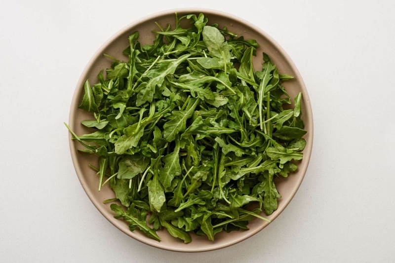 Arugula Salad With Charred Lemon Dressing