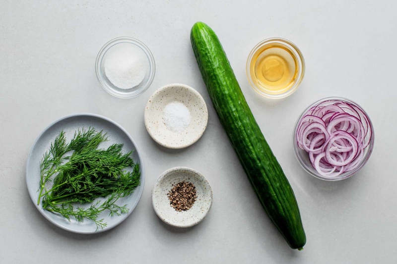 Gurkensalat (German Cucumber-Dill Salad)