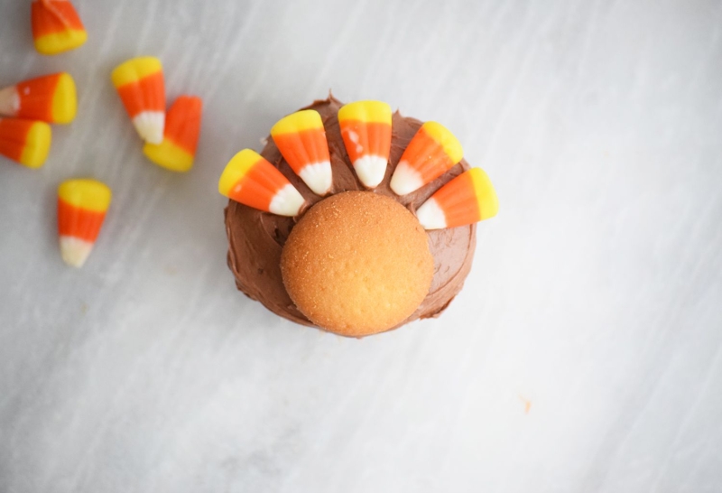 Thanksgiving Turkey Cupcakes Recipe