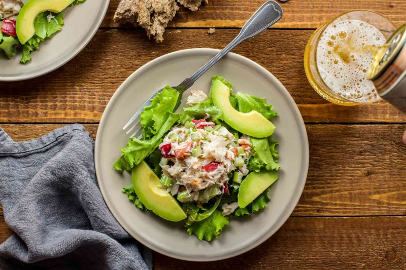 Simple Crab Salad with Mayonnaise