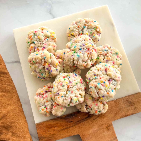 Dairy Free and Egg Free Funfetti Cookies Recipe