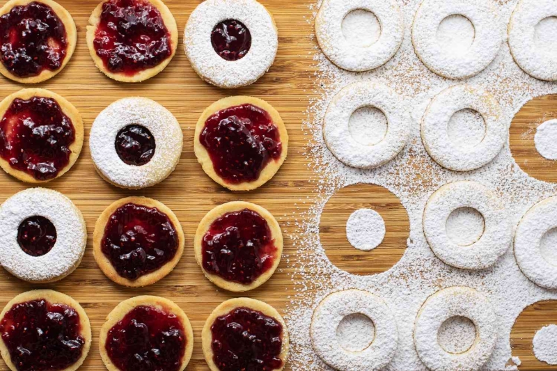 Maslenki (Bulgarian Christmas Jam-Filled Cookie) Recipe