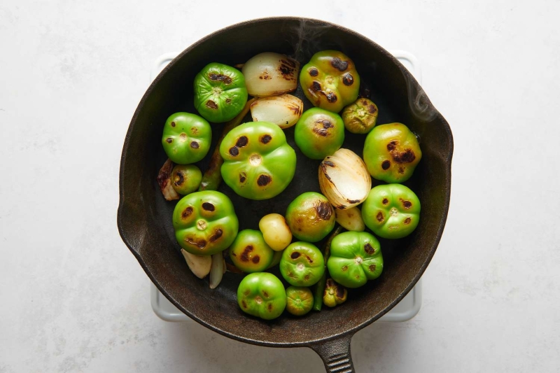 Blackened Tomatillo Salsa