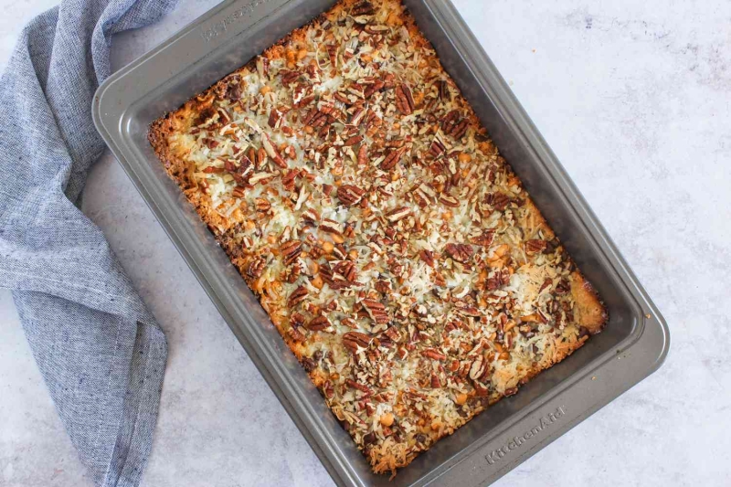 7-Layer Cookies With Coconut and Pecans