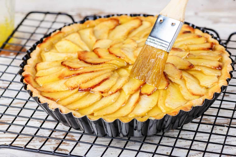 French Apple Tart Recipe With Pastry Cream