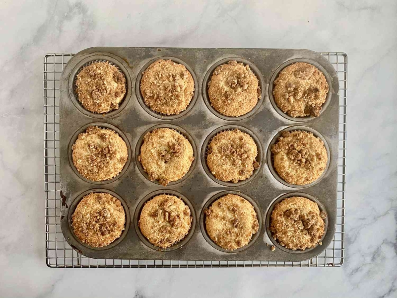 Sour Cream Coffee Cake Muffins