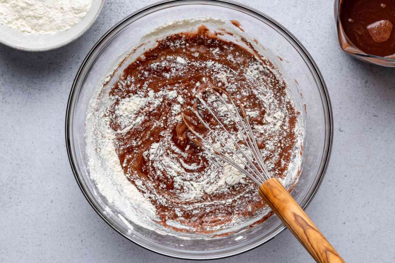 Devil’s Food Snacking Cake with Marshmallow Frosting