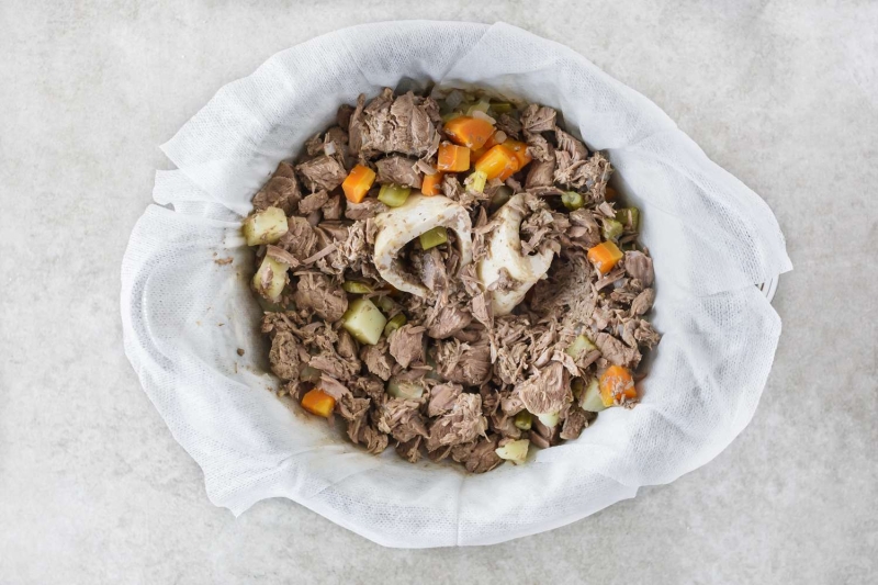 Homemade Beef Bouillon With Vegetables