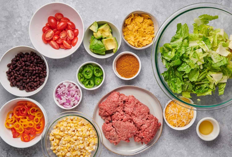 Easy Taco Salad With Ground Beef