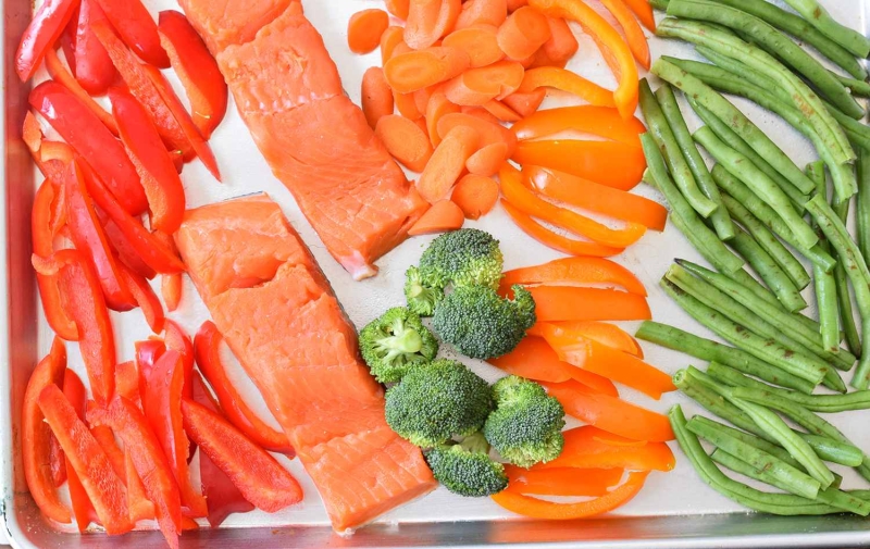 Sheet Pan Salmon Teriyaki