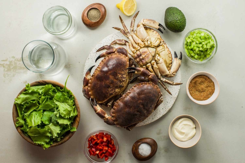 Simple Crab Salad with Mayonnaise