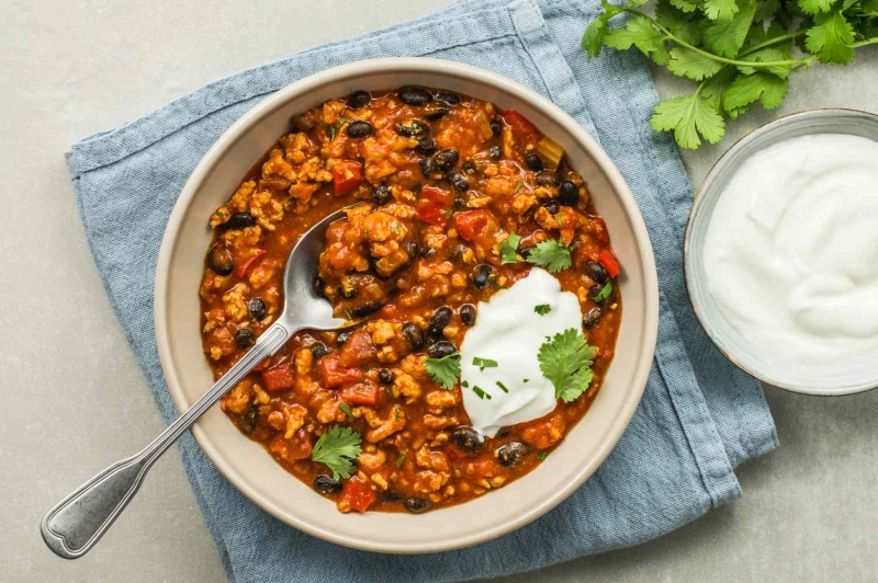 Low-Fat Turkey Chili