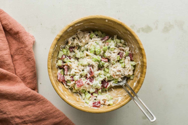 Simple Crab Salad with Mayonnaise