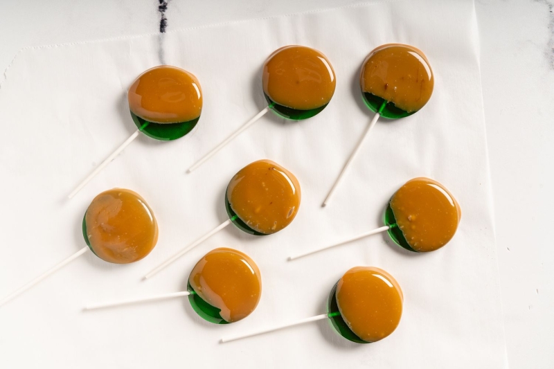 Caramel Apple Pops