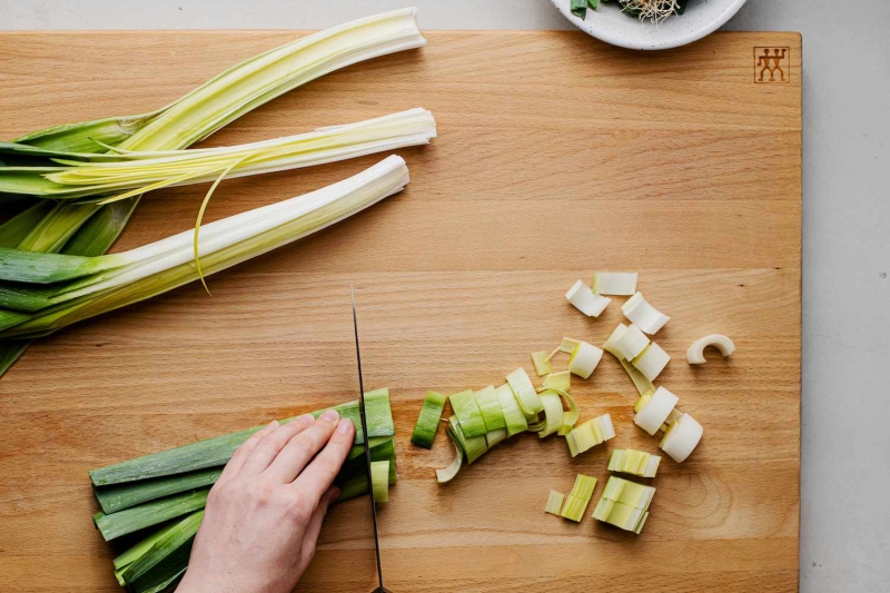 Easy Buttered Leeks