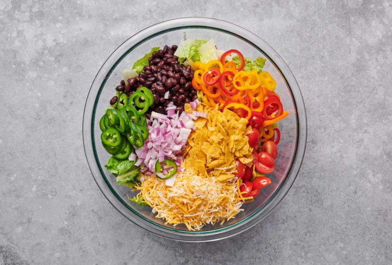 Easy Taco Salad With Ground Beef