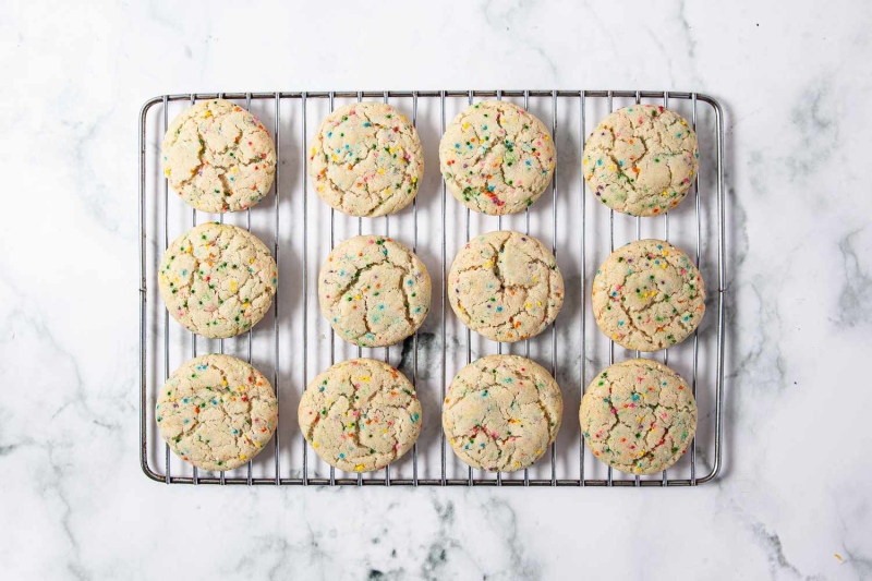 Dairy Free and Egg Free Funfetti Cookies Recipe