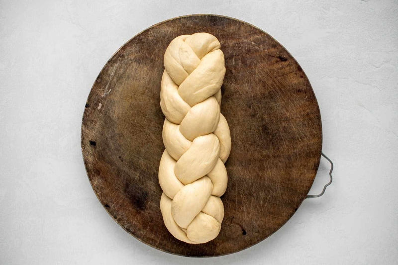 Maple-Glazed Vegan Water Challah (Pareve)