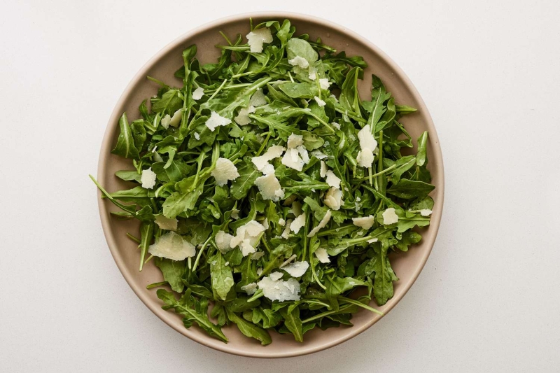 Arugula Salad With Charred Lemon Dressing