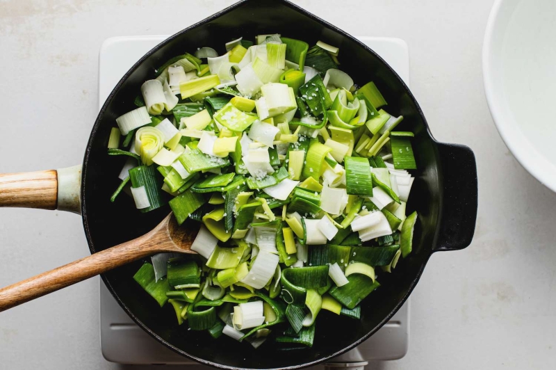 Easy Buttered Leeks