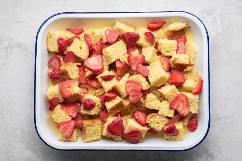 Strawberry Shortcake French Toast Casserole