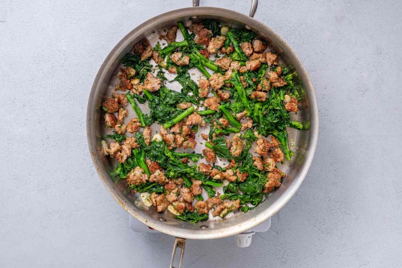 Orecchiette with Sausage and Broccoli Rabe