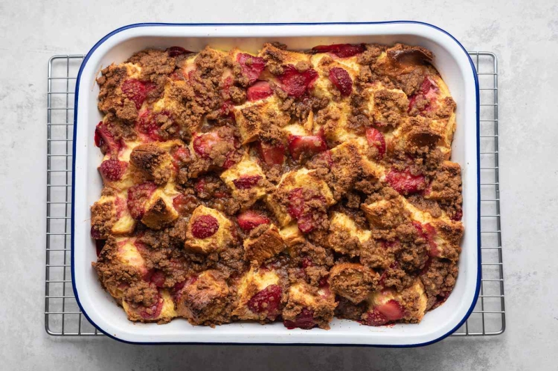 Strawberry Shortcake French Toast Casserole