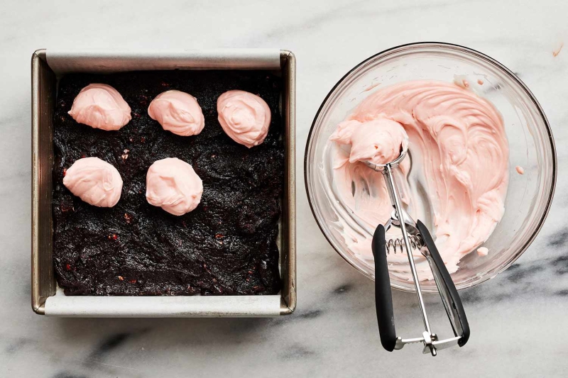 Peppermint Swirl Brownies