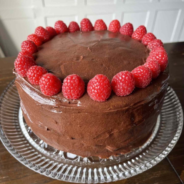 Chocolate Raspberry Layer Cake Recipe