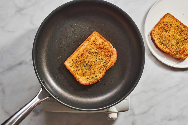 Garlic Bread Grilled Cheese