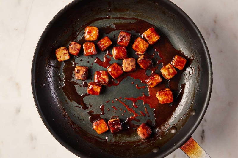 5-Ingredient Crispy Teriyaki Tofu