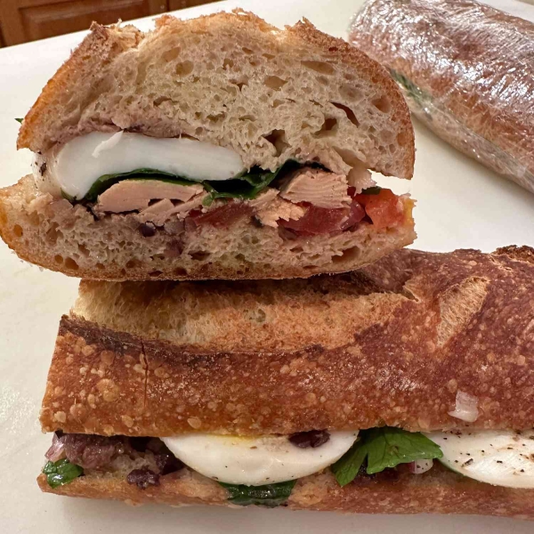 Pan Bagnat (French Pressed Tuna Sandwich)