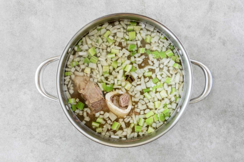 Homemade Beef Bouillon With Vegetables