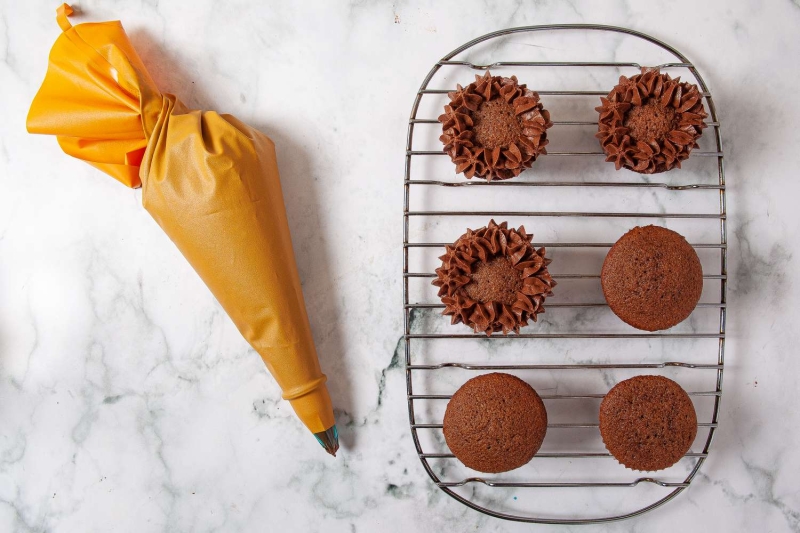 German Chocolate Cupcakes