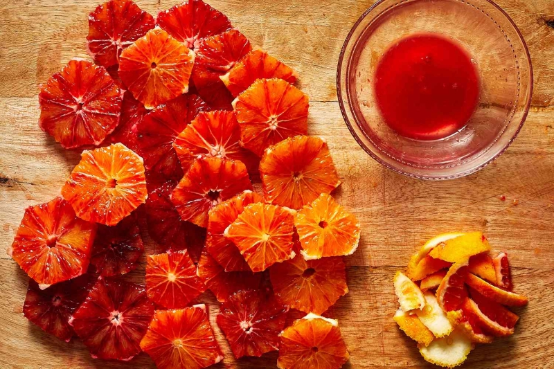 Old Fashioned Blood Orange Sheet Cake