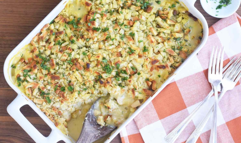 Chicken and Stuffing Bake Recipe