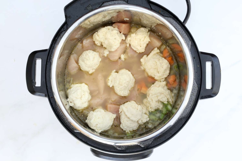 Instant Pot Chicken and Dumplings